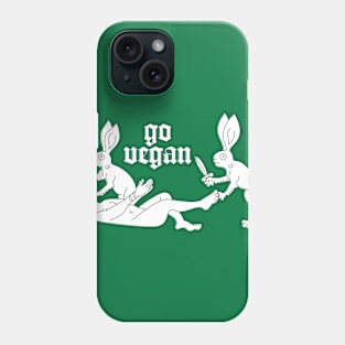 go vegan Phone Case