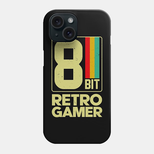 8bit Retro Gamer Phone Case by Issho Ni