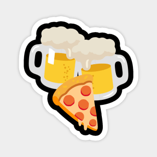 Beer and pizza Magnet