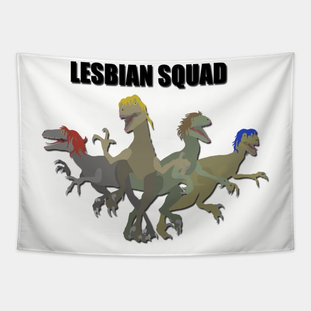 Lesbian Squad Tapestry by T-Shirts by Elyn FW