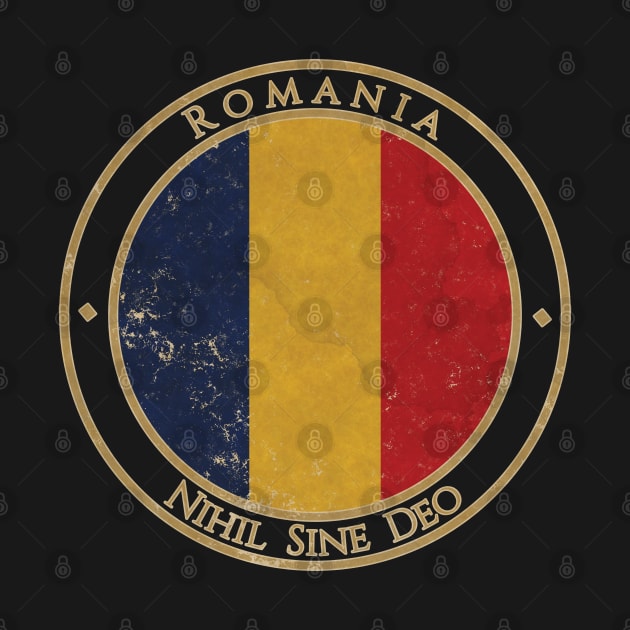 Vintage Romania Europe European EU Flag by DragonXX