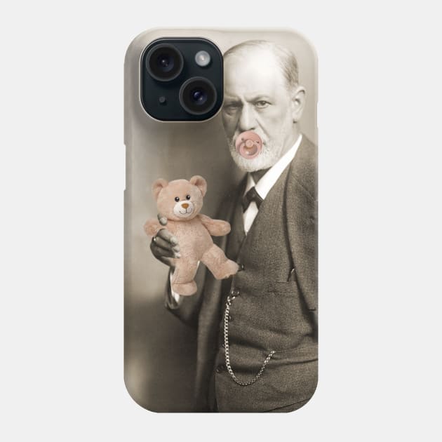 Sigmund Freud, the founder of psychoanalysis Phone Case by Closeddoor