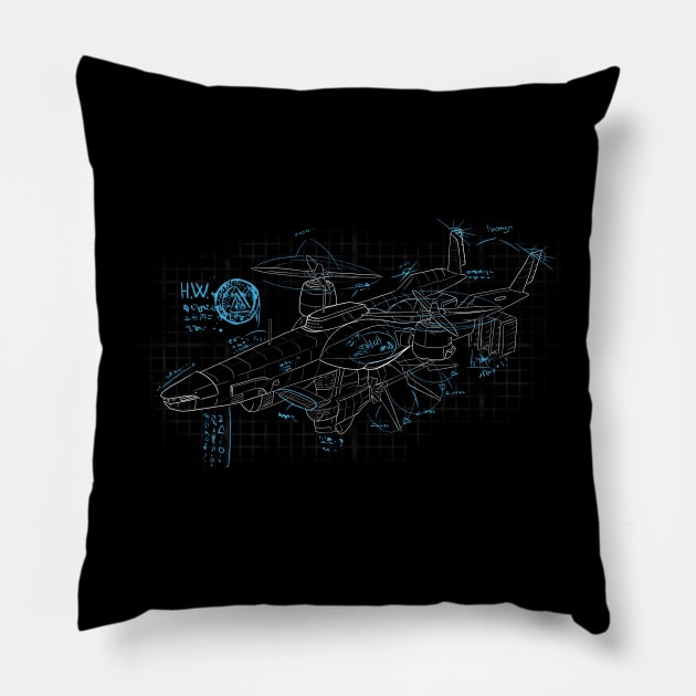 HWind Planes Pillow by TeruTeeSign