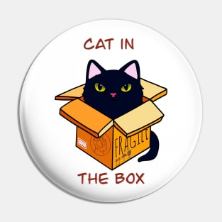 Cat in the box Pin