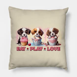 Eat Play Love Pillow