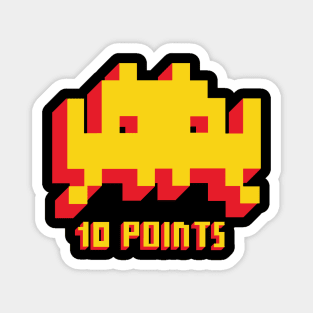 10 Points Vintage Video Game Magnet