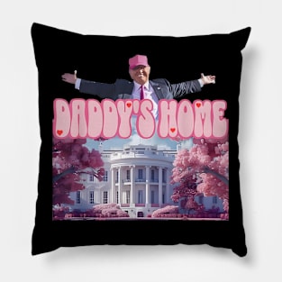 Trump Pink Daddys Home 2024 Pillow