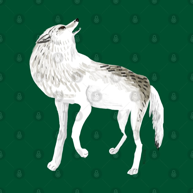 Totem Alaska tundra wolf by belettelepink