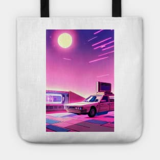 Car Anime Art Style - Retro Future Tote