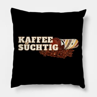 Kaffee süchtig Espresso Bohnen Lustig Pillow