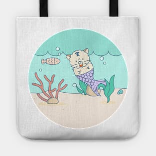 Little Mermaid in the Water Tote