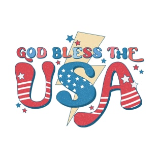 God Bless The USA Patriotic 4th of July T-Shirt