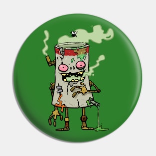 Stinky Little Pollution Monster Pin