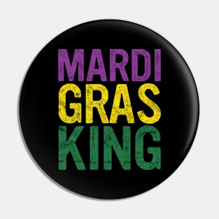 Mardi Gras King Gift Masquerade Costume Beads Parade Pin