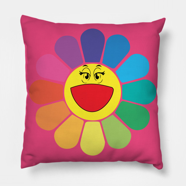 Takashi Murakami Happy Flower Takashi Murakami Kissen Teepublic De