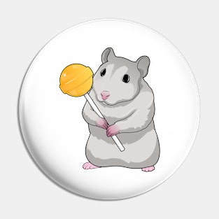 Hamster Lollipop Pin