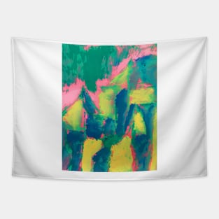 Multicolored abstract painting Tapestry