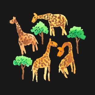 Cute Giraffe pattern T-Shirt