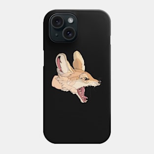 fox and hand Phone Case