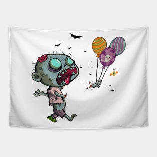 Zombie Kid Tapestry