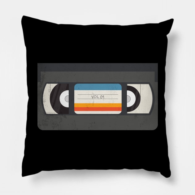 Classic VHS Tape Pillow by novaya