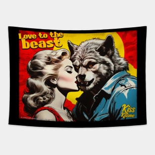 love to the beast Tapestry