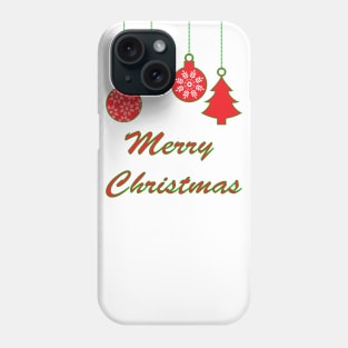 Hanging Christmas ornaments Phone Case