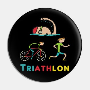 Triathlon Pin