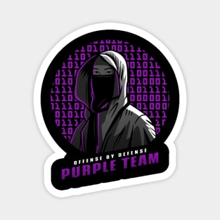 Purple Team | Hacker Design Magnet