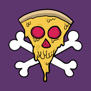 Pizza and crossbones T-Shirt