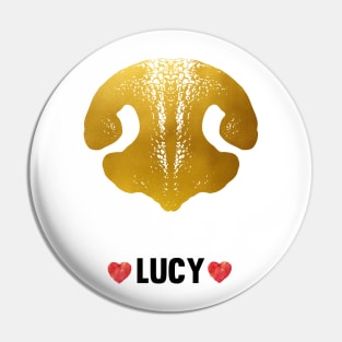 Lucy Dog Name Pin