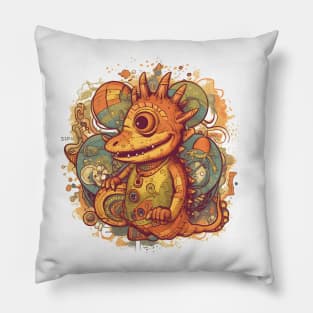 Qwerky Steampunk Pillow