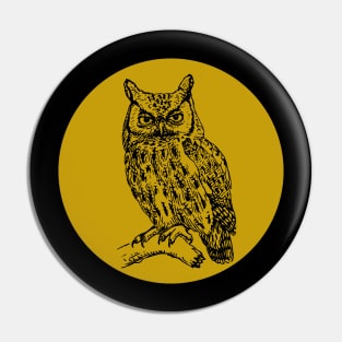 Halloween Owl, Portents, Omens, and Signs Pin