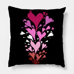 Loveheart - Lipstick Lesbian Pillow