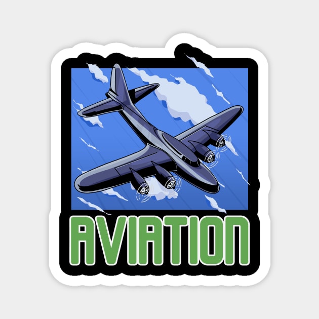 Aviation Day Magnet by Noseking