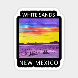 White Sands National Monument - WelshDesigns Magnet