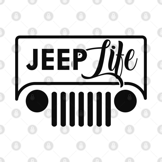 Jeep Life by KC Happy Shop