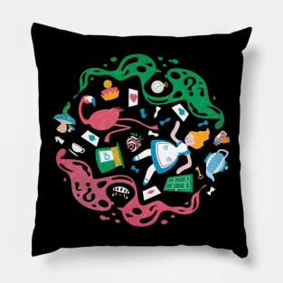 Spiraling Wonderland Pillow