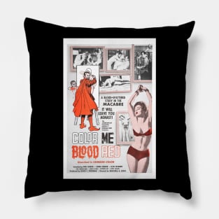 Color Me Blood Red Pillow