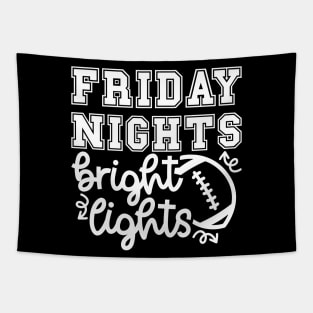 Friday Night Bright Lights Football Mom Cute Funny Tapestry