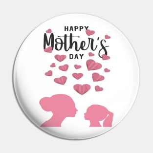 Happy Pink Mother's Day Pin