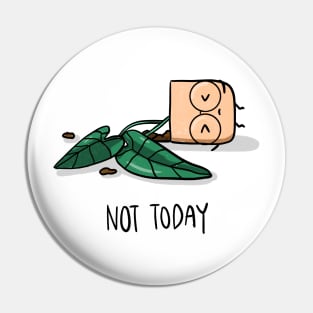 Not Today (Light) Pin