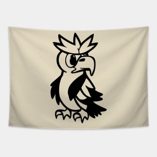 Good Ol' Eagle - If you used to be a Eagle, a Good Old Eagle too, you'll find this bestseller critter design perfect.  (Black) Tapestry