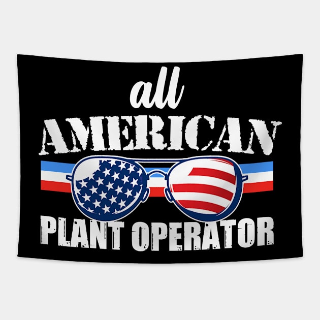 American Plant Operator Tapestry by FanaticTee