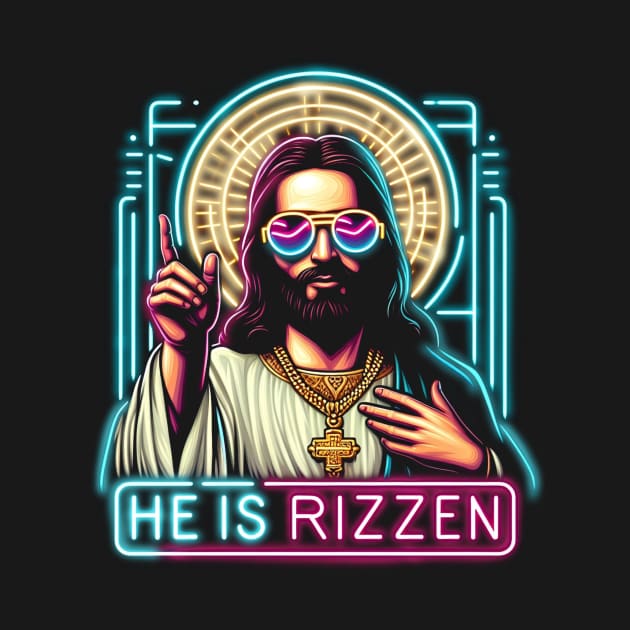 Jesus he is rizzen by Jokesart