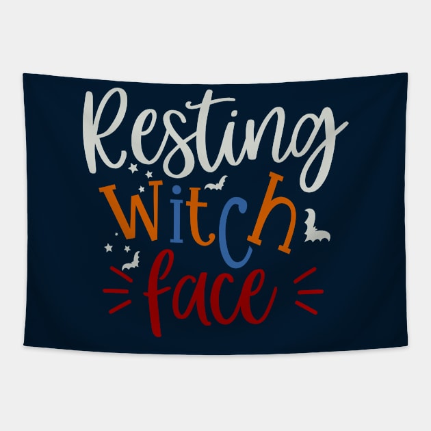 Resting Witch Face Tapestry by Fox1999