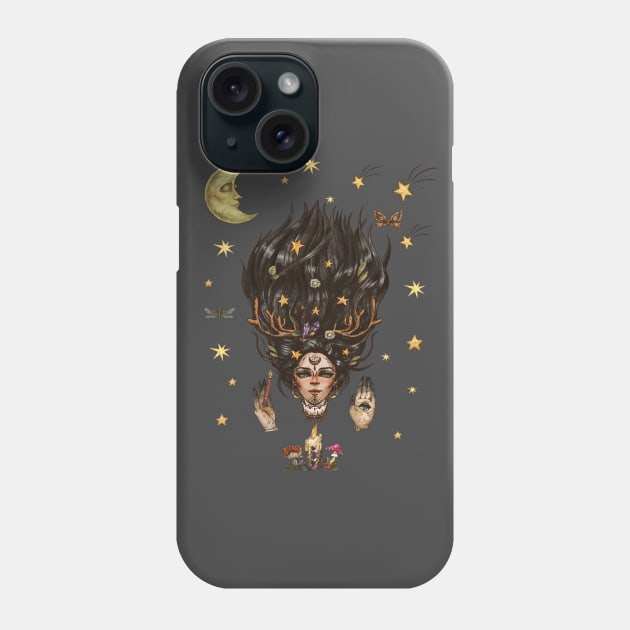 Burning the Midnight Ink Phone Case by The Fat Feminist Witch 