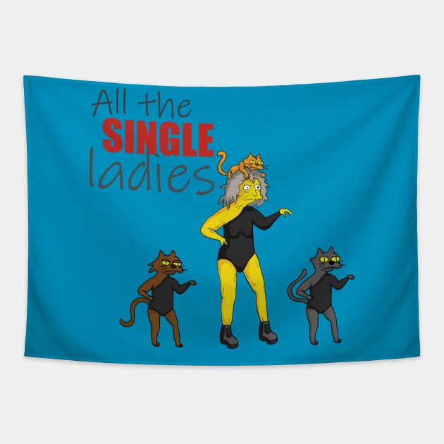 All the single ladies! Tapestry by aStro678