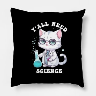 Yall need science Pillow