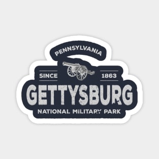 Vintage Gettysburg 1863 National Military Park Graphic Magnet